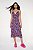 Vestido Cris Barros Modelo Anita Floral Alça Linho - Imagem 1