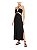 Vestido Dress To Modelo Midi Busto Amarração Linho Preto - Imagem 2
