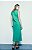 Vestido Zara Longo sem Tecido Cupro Verde Tiffany - Imagem 9