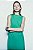 Vestido Zara Longo sem Tecido Cupro Verde Tiffany - Imagem 7