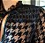 Blusa Zara Manga Longa Estampa Pied Coq Preta - Imagem 4