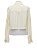 Blusa NV Cropped Botões Pérola Manga Longa Alfaiataria Offwhite - Imagem 2