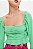 Blusa NV Cropped Modelo Aisha Verde - Imagem 1