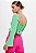 Blusa NV Cropped Modelo Aisha Verde - Imagem 4