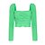 Blusa NV Cropped Modelo Aisha Verde - Imagem 6