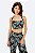 Blusa NV Modelo Cropped Miranda Floral Liberty Preto - Imagem 3