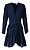Vestido Curto NK Azul Marinho com Cinto - Imagem 2