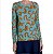 Blusa Le Lis Blanc Azul Tricot Estampa Bananas - Imagem 1