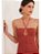 Vestido VIX Modelo Nikka Midi Grape Fruit (Vermelho) - Imagem 2