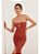 Vestido VIX Modelo Nikka Midi Grape Fruit (Vermelho) - Imagem 3