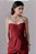 Blusa Andrea Marques Modelo Corselet Alfaiataria Bordeaux - Imagem 1