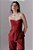 Blusa Andrea Marques Modelo Corselet Alfaiataria Bordeaux - Imagem 2