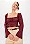 Blusa NV Cropped Modelo Aisha Marrom - Imagem 2