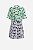 Vestido Cris Barros Modelo Lena Seda Estampa Lola Manjericão (Floral Verde, Azul e Branco) - Imagem 5