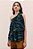Blusa Andrea Marques Azul Estampada Um Ombro - Imagem 1