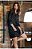 Conjunto Ateen Saia e Blusa Preto Lurex Dourado - Imagem 1