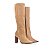 Bota Uza Shoes Salto Alto Shammy Honey - Imagem 2