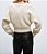 Cropped Zara Offwhite de Tricot com Pérolas na Gola - Imagem 3