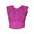 Blusa Iorane Modelo Cropped Drapeada - Imagem 5