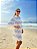 Vestido A.Brand Renda Azul e Branco - Imagem 1