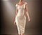 Vestido Bhava Bandagem Dourado Claro - Imagem 1