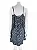 Vestido Bobô Estampa Azul e Preto - Imagem 8