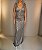 Vestido Bhava Longo Paetês Prata - Imagem 2