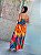 Vestido Farm Modelo Cropped Luiza Estampado Tomara que Caia Algodão - Imagem 10