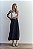 Saia Midi Zara Azul Marinho - Imagem 1