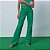 Calça Zara Jeans Wide Leg Verde - Imagem 1