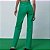 Calça Zara Jeans Wide Leg Verde - Imagem 4