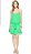 Vestido/Saída de Praia VIX/Sofia Modelo Curto de Alça, Cordão Cintura Verde - Imagem 2