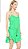 Vestido/Saída de Praia VIX/Sofia Modelo Curto de Alça, Cordão Cintura Verde - Imagem 3