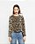 Blusa Zara Manga Longa Estampa Animal Print - Imagem 1