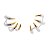 Brinco Olivia Design Modelo Garras Prata e Dourado - Imagem 2