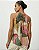 Blusa Shoulder Estampa Aquarela Modelo reta Geométrico - Imagem 2