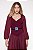 Blusa Cris Barros Vinho Modelo Clarissa - Imagem 1