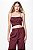 Blusa Cris Barros Modelo Top Hebe Vinho - Imagem 1