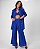 Conjunto Bhava Calça + Camisa Azul Bandeira Laise - Imagem 1