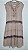 Vestido Ateen Bege de Seda Lurex - Imagem 1