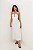 Vestido Vix Branco Modelo Midi Renda - Imagem 1
