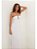 Vestido Vix Branco Modelo Midi Renda - Imagem 2