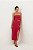 Saia Vix Vermelho Cereja Modelo Midi Alessia - Imagem 1