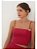 Cropped Vix Vermelho Cereja Modelo Top Aika - Imagem 1