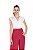 Blusa - Cropped Mixed Branco Brocado - Imagem 3