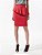 Saia Zara Vermelho - Rosa Modelo Lapis com Peplum - Imagem 2