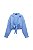 Blusa Zara Azul Amarração na Frente - Imagem 4