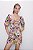 Vestido Zara Estampado Florido Curto Mangas Franzido - Imagem 1