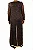 Cardigan Longo Carol Bassi Preto - Bege - Prata - Dourado Tricô - Imagem 5