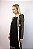 Cardigan Longo Carol Bassi Preto - Bege - Prata - Dourado Tricô - Imagem 2